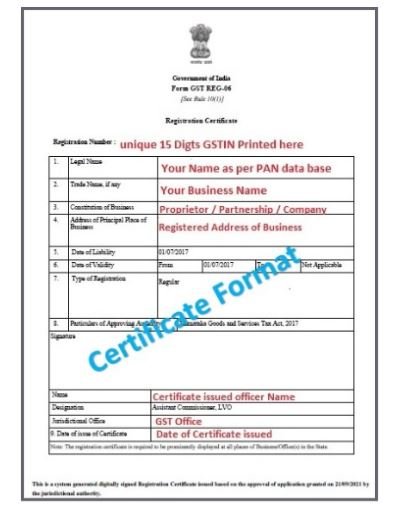 Commercial Certificate